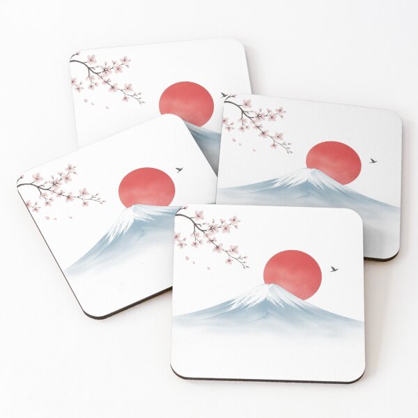 Item preview, Mount Fuji Sunrise & Sakura | Japanese Design designed and sold by JapanMemoir.