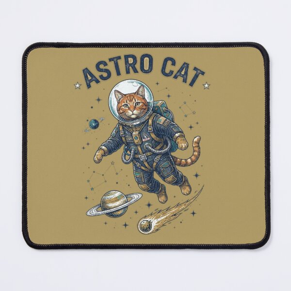 Item preview, Astro Cat Funny Space Cat designed and sold by FurRealStudioCo.