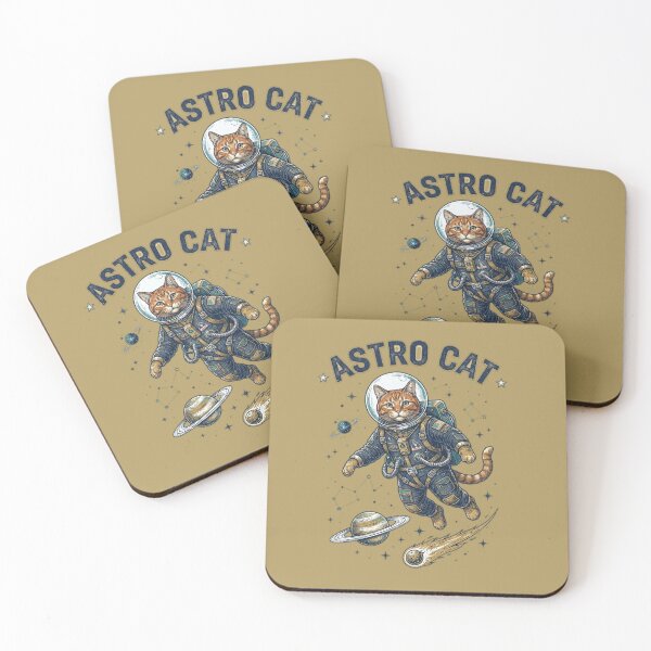 Item preview, Astro Cat Funny Space Cat designed and sold by FurRealStudioCo.