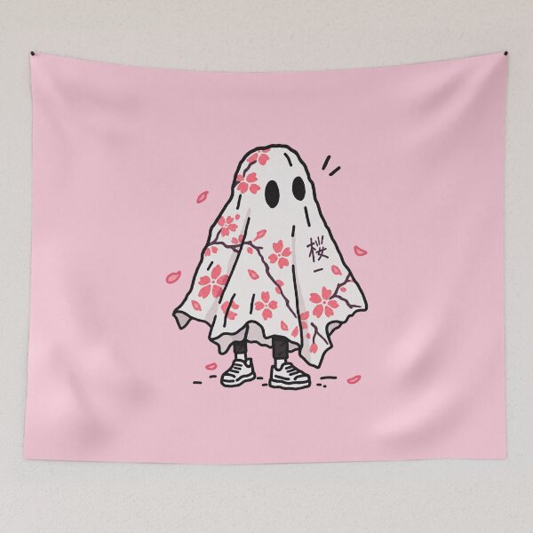 Item preview, Sakura Ghost Japanese Halloween designed and sold by MonkiFlipp.
