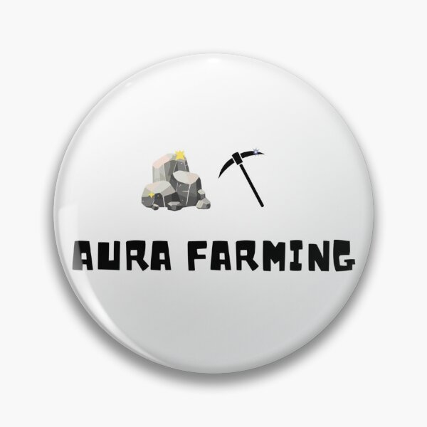Item preview, AURA FARMING minimal style tee | funny meme tiktok unisex oversize T-Shirt Black and White designed and sold by Giobb-Artwork.
