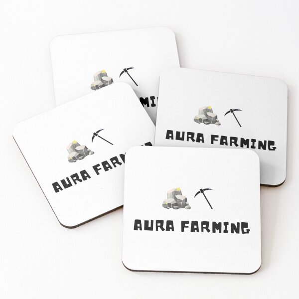 Item preview, AURA FARMING minimal style tee | funny meme tiktok unisex oversize T-Shirt Black and White designed and sold by Giobb-Artwork.