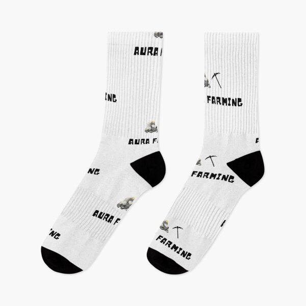 Item preview, AURA FARMING minimal style tee | funny meme tiktok unisex oversize T-Shirt Black and White designed and sold by Giobb-Artwork.