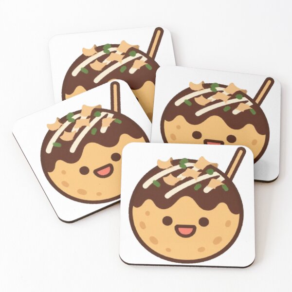 Item preview, Cute Kawaii Takoyaki Japanese Street Food designed and sold by vekotpu.