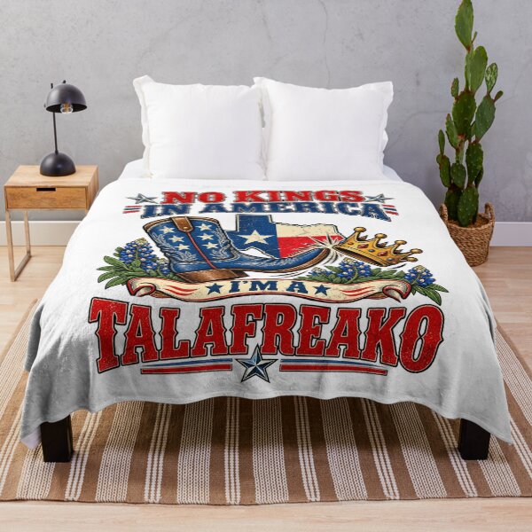 Item preview, No Kings In America I'm A Talafreako Texas Cowboy Boot  designed and sold by schoolofbullies.