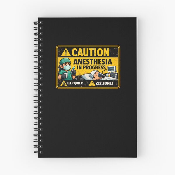 Item preview, CAUTION: Anesthesia In Progress – Funny Medical Warning Sign designed and sold by Timeless Junction.
