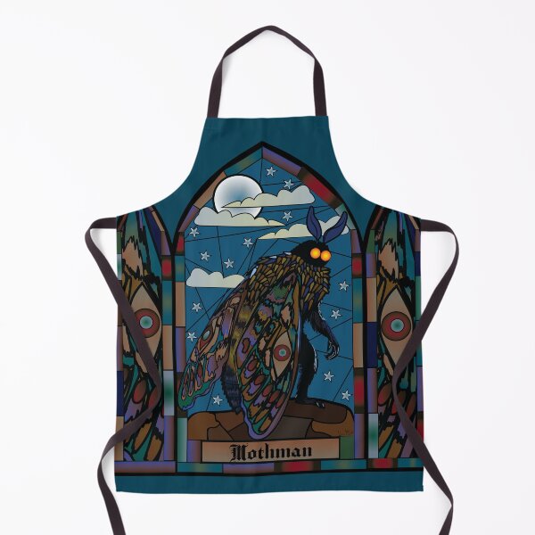Item preview, Mothman Stain glass designed and sold by kerriestuff.