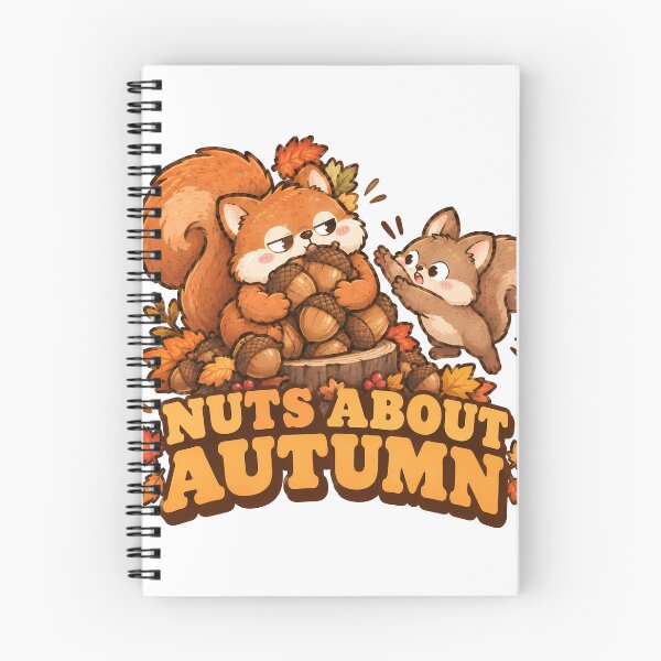 Item preview, Nuts About Autumn Cute Squirrels Funny Acorn Thanksgiving designed and sold by ianm1028.