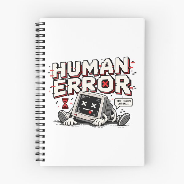 Item preview, Human Error – Retro Pixel Computer Failure Humor designed and sold by Mad Factory Designs.