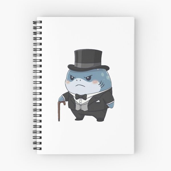 Item preview, Cute Gentleman Shark designed and sold by Nature's Chibis.