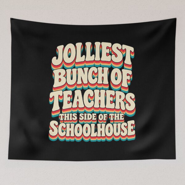 Item preview, Jolliest Bunch of Teachers Christmas Holiday Teacher Design designed and sold by Trendably.