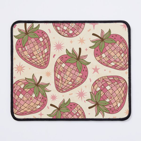 Item preview, Groovy 70s Disco Bright Strawberry Pattern - Light Colors Edition designed and sold by Shyla Marsare.