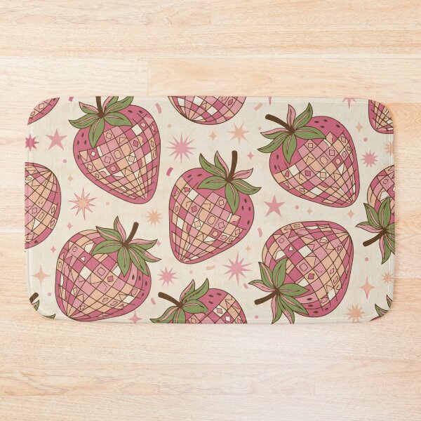 Item preview, Groovy 70s Disco Bright Strawberry Pattern - Light Colors Edition designed and sold by Shyla Marsare.