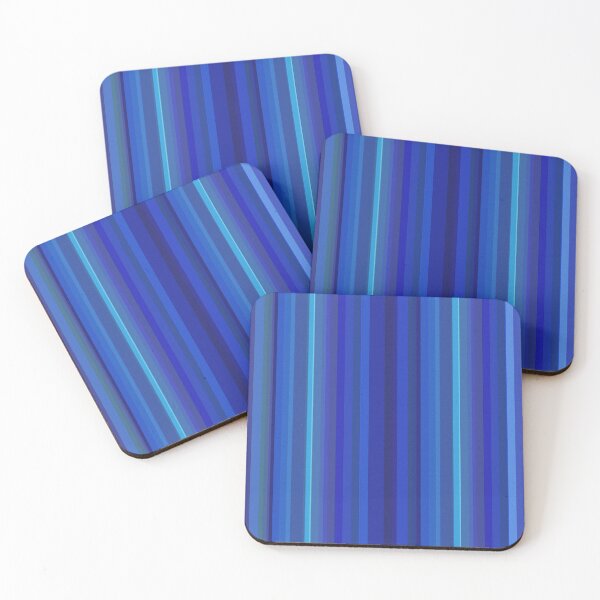 Item preview, Cobalt Stripes - Clean Vertical Pattern designed and sold by photossmirnov.