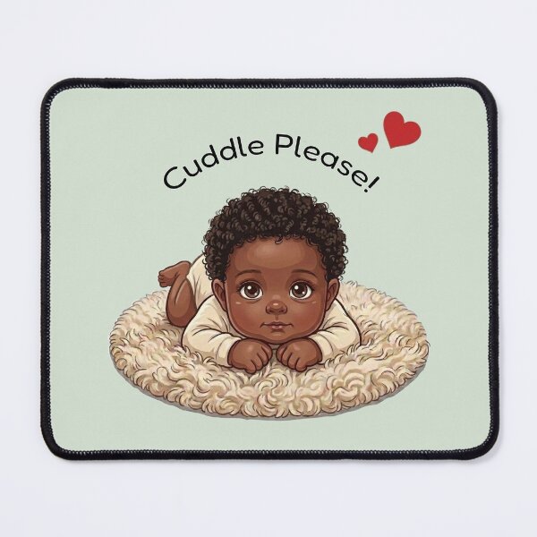Item preview, Dark Skin Baby Gift Cuddle Please designed and sold by The-NOKU-Co.