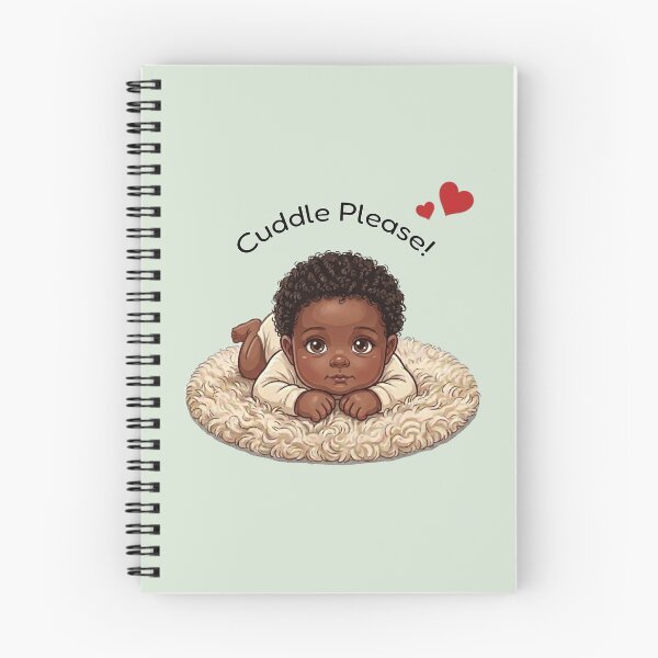 Item preview, Dark Skin Baby Gift Cuddle Please designed and sold by The-NOKU-Co.
