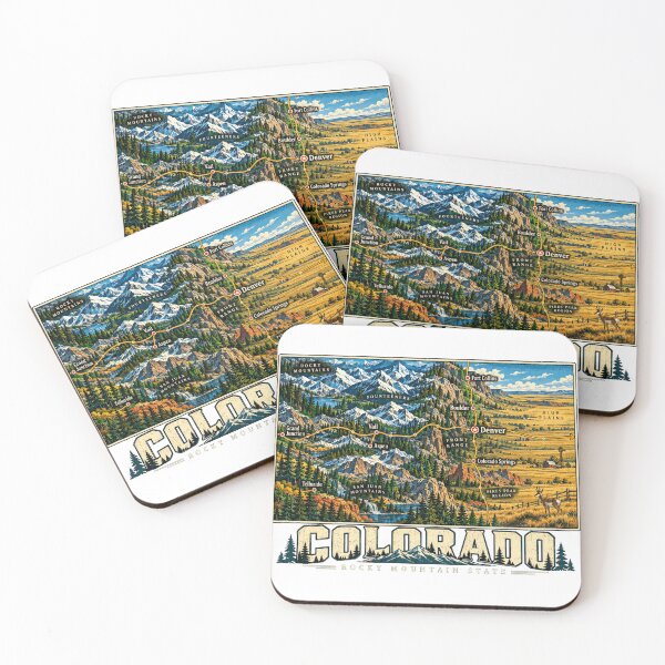 Item preview, Vintage Colorado Travel Souvenir Landmark Gift designed and sold by MichaeIRellov.