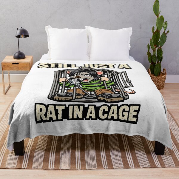 Item preview, Still Just A Rat In A Cage Smashing Pumpkins Parody designed and sold by Bad-Decisions-Designs.