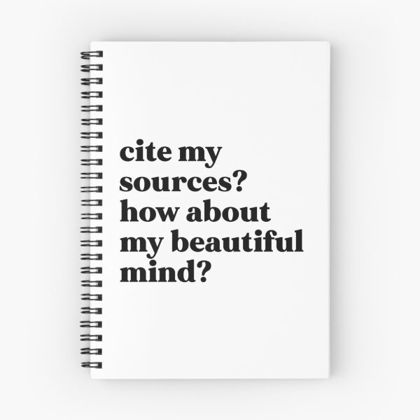 Item preview, Cite My Sources How About My Beautiful Mind designed and sold by gaigesisson.