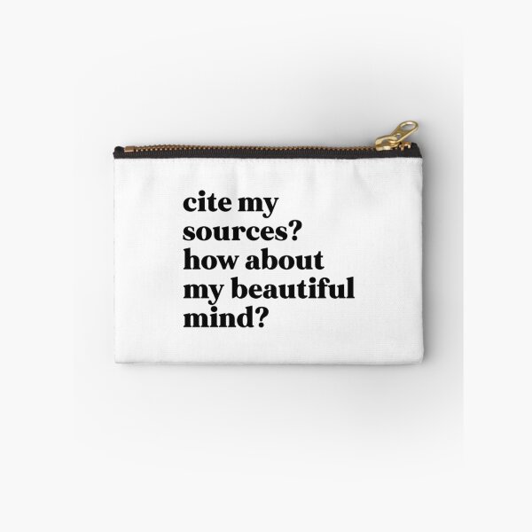 Item preview, Cite My Sources How About My Beautiful Mind designed and sold by gaigesisson.