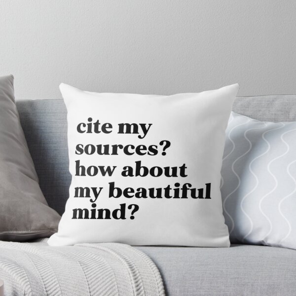 Item preview, Cite My Sources How About My Beautiful Mind designed and sold by gaigesisson.