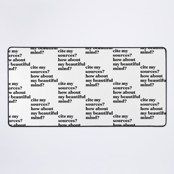 Item preview, Cite My Sources How About My Beautiful Mind designed and sold by gaigesisson.