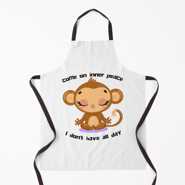 Item preview, Funny Come On Inner Peace I Don'T Have All Day Meditation Cute Animalsfunny Monkey designed and sold by gaigesisson.