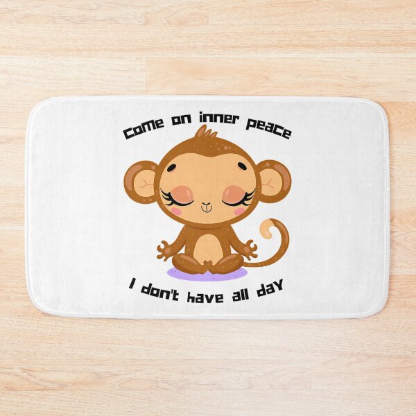 Item preview, Funny Come On Inner Peace I Don'T Have All Day Meditation Cute Animalsfunny Monkey designed and sold by gaigesisson.