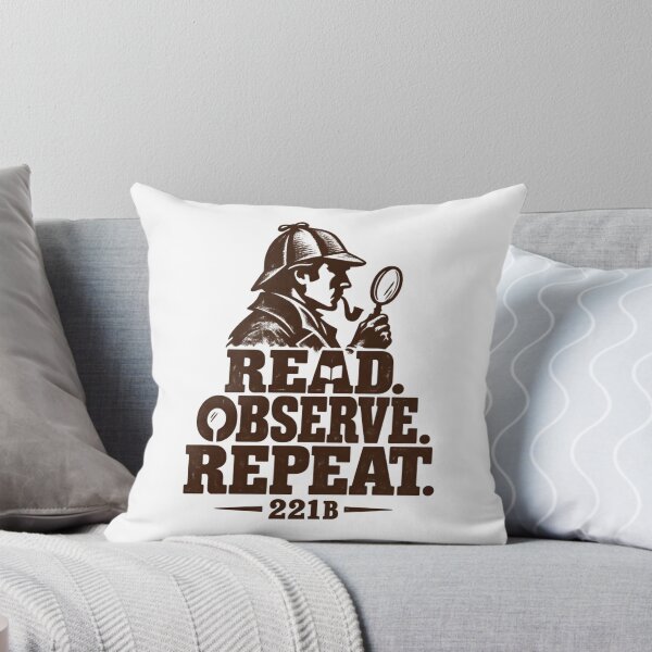 Item preview, Sherlock Holmes: Read Observe Repeat at 221B designed and sold by Fenay Designs.
