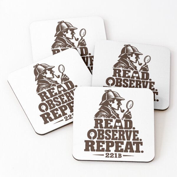 Item preview, Sherlock Holmes: Read Observe Repeat at 221B designed and sold by Fenay Designs.