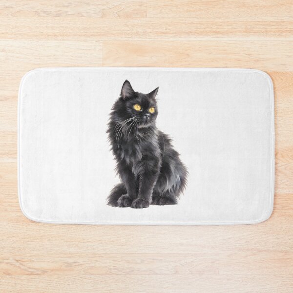 Item preview, Black Persian Cat designed and sold by HOMETOWN86.