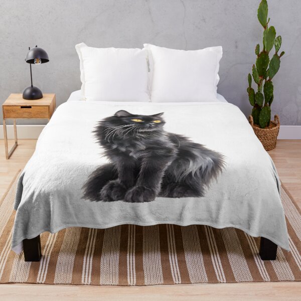 Item preview, Black Persian Cat designed and sold by HOMETOWN86.