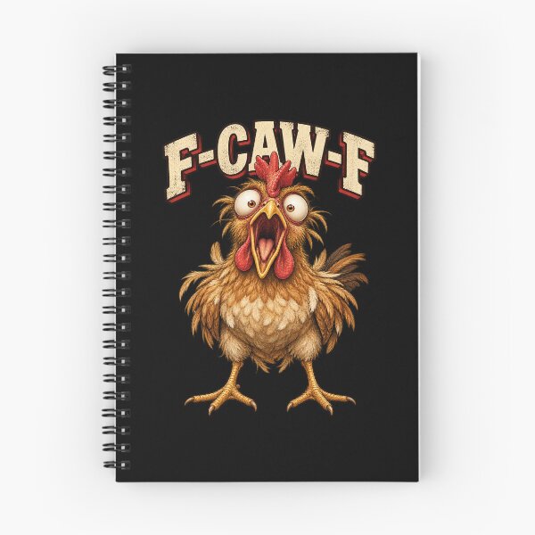 Item preview, Funny F-CAW-F Screaming Chicken Crazy Hen designed and sold by will freed18.