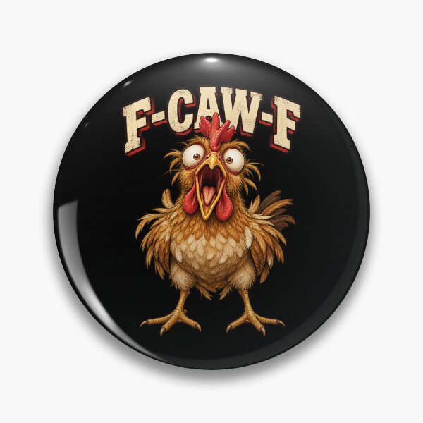 Item preview, Funny F-CAW-F Screaming Chicken Crazy Hen designed and sold by will freed18.