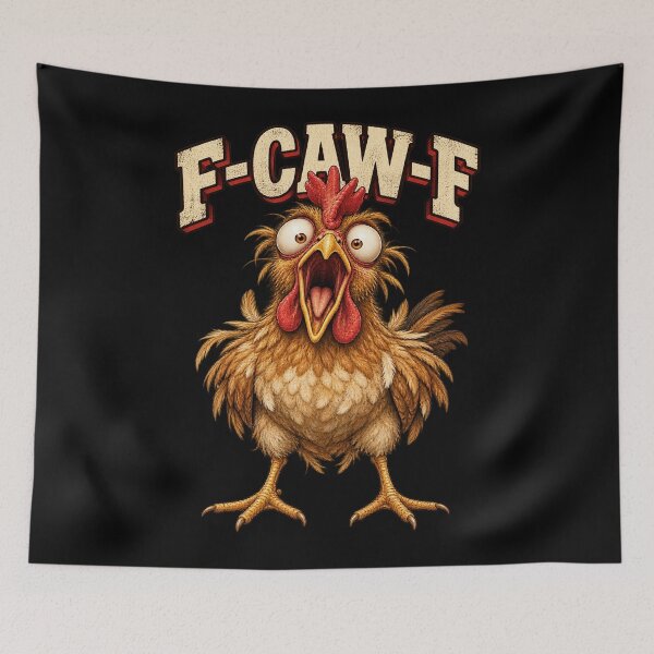 Item preview, Funny F-CAW-F Screaming Chicken Crazy Hen designed and sold by will freed18.