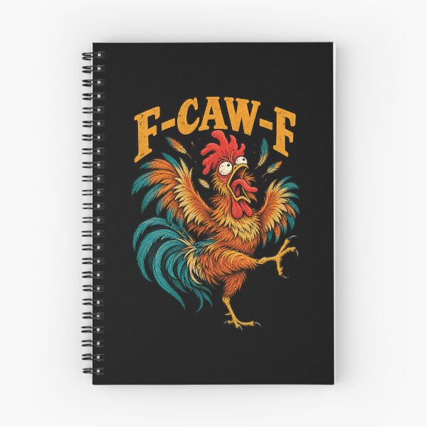 Item preview, Funny F-CAW-F Crazy Rooster Vintage Chicken designed and sold by will freed18.