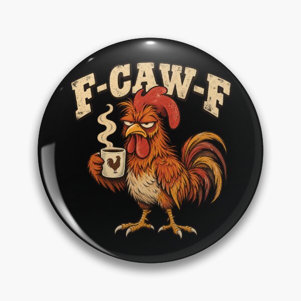 Item preview, F-CAW-F Grumpy Rooster Coffee Lover Funny Chicken designed and sold by will freed18.