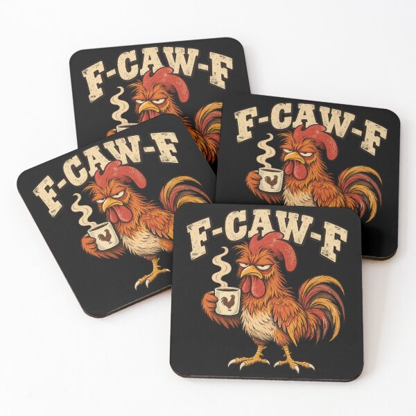 Item preview, F-CAW-F Gallo Gruñón Amante del Café Pollo Divertido designed and sold by will freed18.