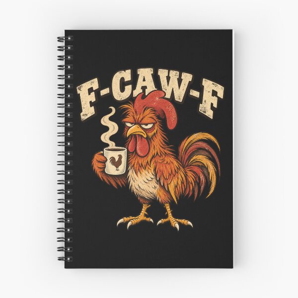 Item preview, F-CAW-F Grumpy Rooster Coffee Lover Funny Chicken designed and sold by will freed18.