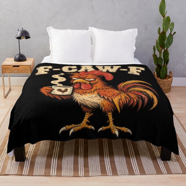 Item preview, F-CAW-F Grumpy Rooster Coffee Lover Funny Chicken designed and sold by will freed18.