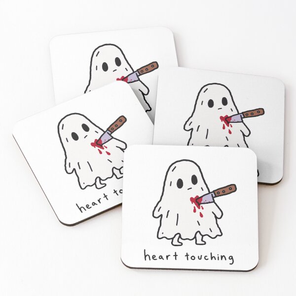 Item preview, Heart Touching Ghost Halloween designed and sold by MonkiFlipp.