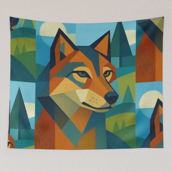 Item preview, Wolf Illustration – Majestic Wildlife and Wilderness Art designed and sold by GalleryKauffeld.