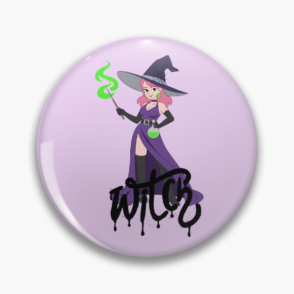 Item preview, Anime Witch Girl Magic Wand Green Potion Graffiti designed and sold by SolutionsArt.