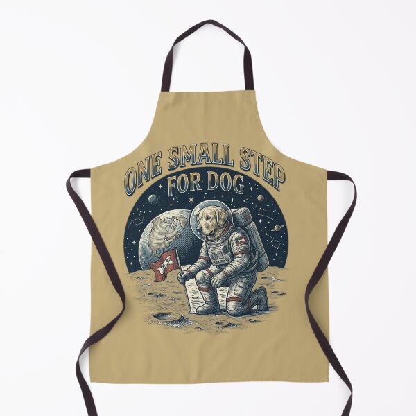 Item preview, One small step for dog, one giant leap for dog designed and sold by FurRealStudioCo.