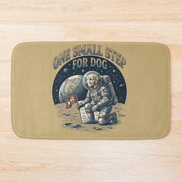 Item preview, One small step for dog, one giant leap for dog designed and sold by FurRealStudioCo.