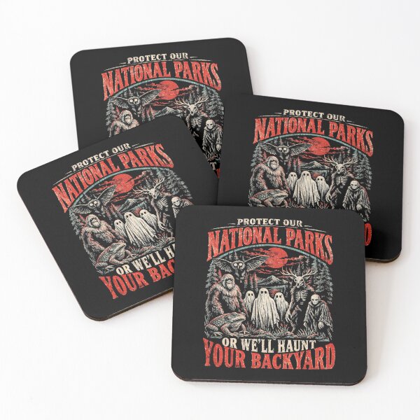 Item preview, Protect Our National Parks Or Well Haunt Your Backyard Bigfoot  designed and sold by elongatedjazz.