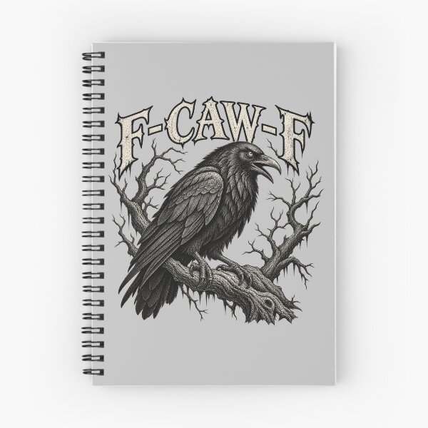 Item preview, F-CAW-F Gothic Raven Dark Humor Crow designed and sold by will freed18.