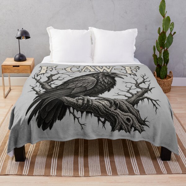 Item preview, F-CAW-F Gothic Raven Dark Humor Crow designed and sold by will freed18.