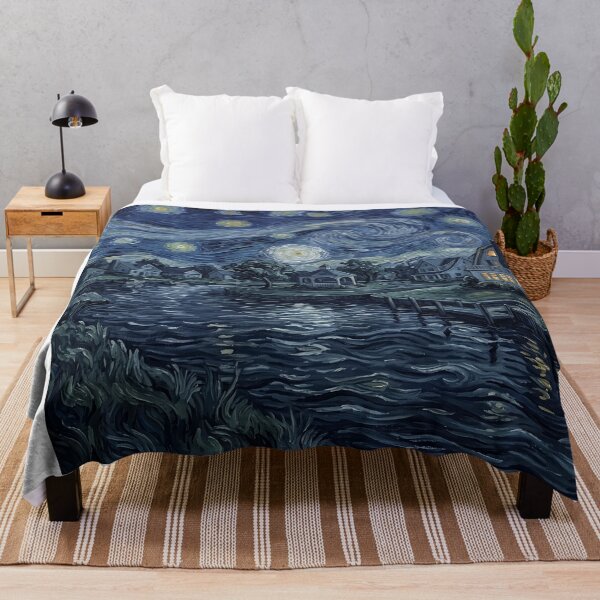 Item preview, Amityville Horror House Starry Night Art designed and sold by Bad-Decisions-Designs.
