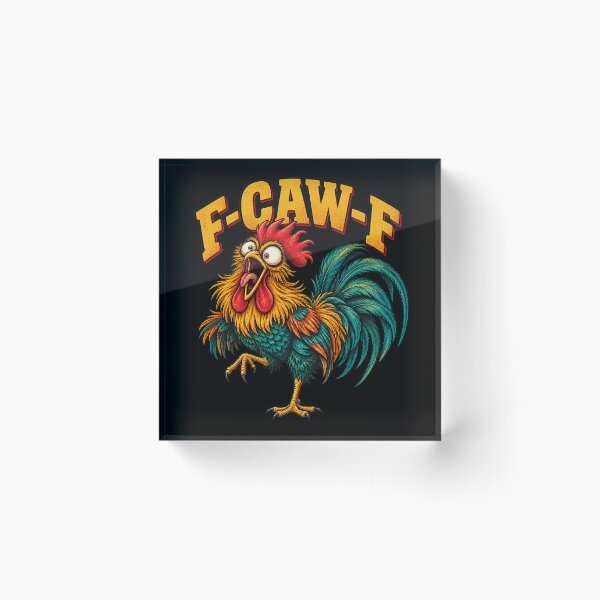 Item preview, F-CAW-F Screaming Rooster Retro Chicken designed and sold by will freed18.